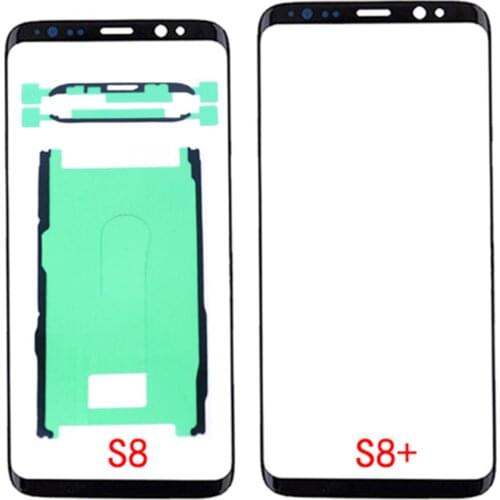 For Samsung Galaxy S8 S9 S10 Plus Note 8 9 10+ Plus S10e LCD display outer touch panel screen glass replacement Front Glass Len
