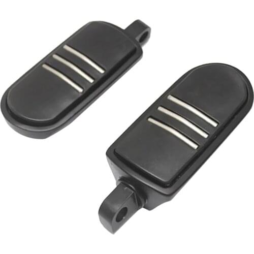 1 Pair Black Motorcycle Body Frame Foot Pegs Footrest For Models