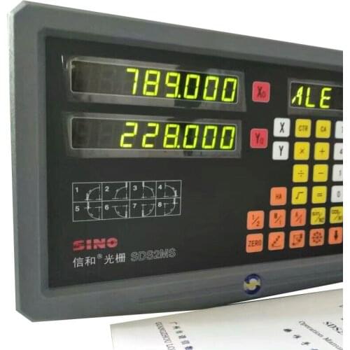 2 Axis Digital Readout DRO SINO SDS2MS For Milling machine Lathe Machine One Year Warranty