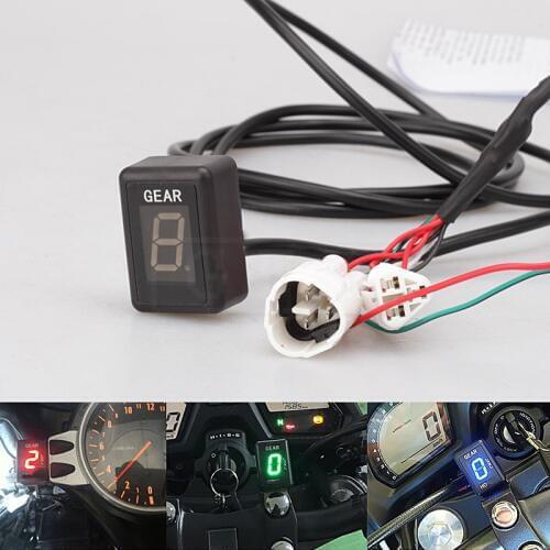 Motorcycle LCD Electronics 1-6 Level Gear Indicator Digital Gear Meter For Triumph Daytona 955i 02-06 Street Scrambler 2017 2018