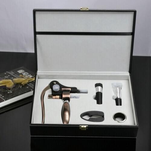 European American Fashion Gift Box Bottle Opener New Zinc Alloy Wine Corkscrew Multifunctional Wine Stainless Steel Wine Opener