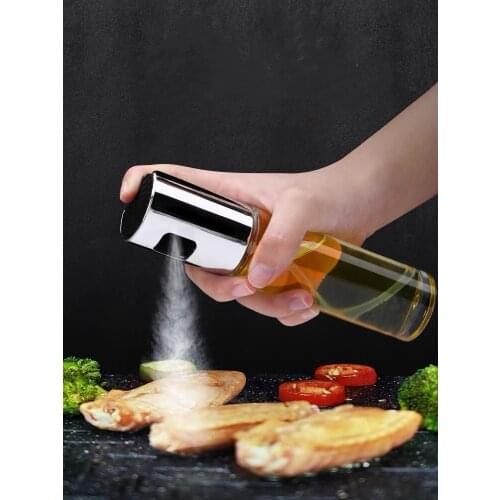 Kitchen Oil Spray Bottle Water Pump Gravy Spray Bottles Sprayer Bottle Pump Oil Pot Leak-proof Nozzle Sprayer BBQ Kitchen Tools
