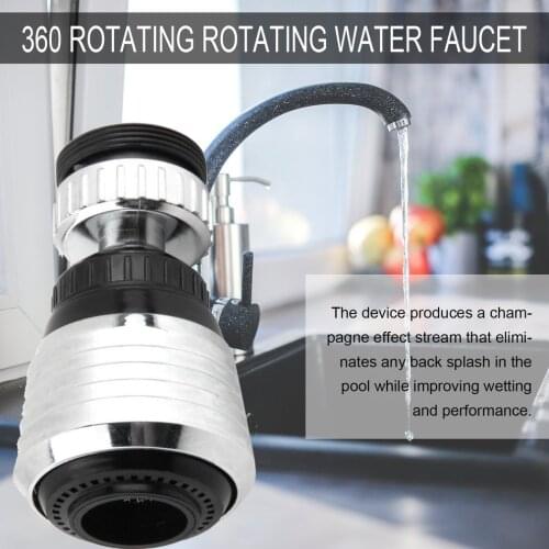 Multifunctional 360 Rotate Swivel Water Saving Tap Aerator Faucet Nozzle Filter Water Bubbler Kitchen Accessories