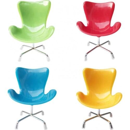 New 1/6 Dollhouse Miniature Chair Furniture Model Toys for Doll House Decoration Toy Chair 6 Colors