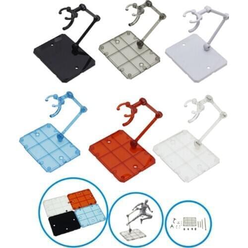 Wholesale 6 Colors Action Figure Base Suitable Display Stand Bracket For 1/100 1/144 Gundam Animation Cinema Game