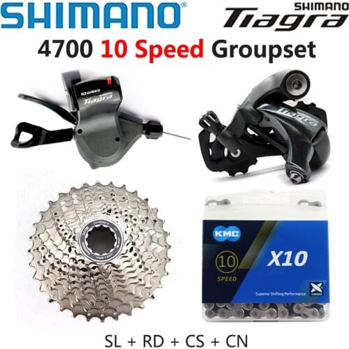 SHIMANO Tiagra 10 Speed 4700 Groupset Cassette Chain Rear Derailleur Shifter For ROAD Bike Bicycle