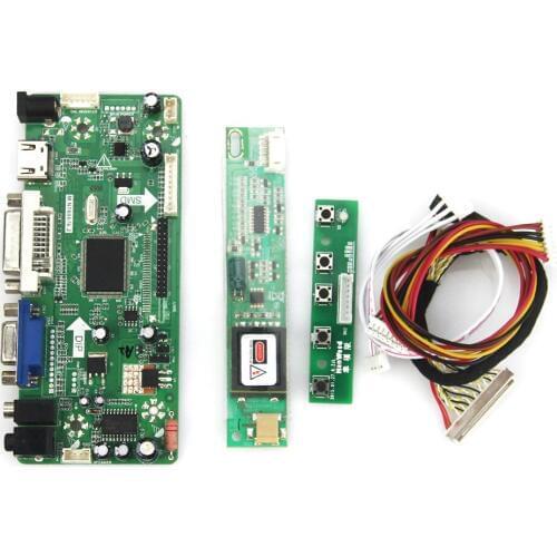 LCD/LED Controller Driver Board(HDMI+VGA+DVI+Audio) ForLP154WX5-TLA1 LTN154AT07 1280x800 LVDS Monitor Reuse Laptop M.NT68676
