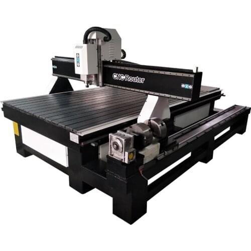 ROBOTEC 4 Axis Cnc Router 3.5kw Air Cooling Spindle 6090 9015 1325 Cnc Router For Cutting Engraving Aluminum Copper Metal