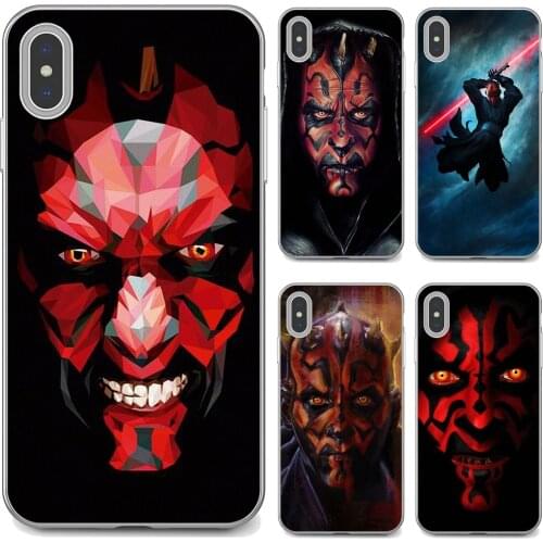For Samsung Galaxy A12 A31 A41 A51 A71 A20e A21s M30 A10 A30 A40 A50 A60 A70 Silicone Cover sith-darth-maul-dark-side-Art