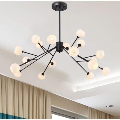 Modern magic beans DNA Lustres LED pendant light industrial Modo Jason miller lamps Nordic Art Deco glass ball light