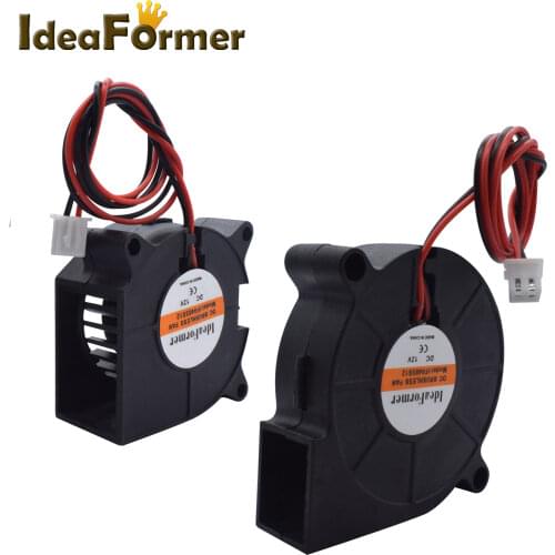 4020/5015 Blower Cooling Fan 12V/24V 50x50x15mm/40x40x20mm 2Pin XH2.54 Terminal Cable For 3D Printer Parts Heat Bed Cooling Fan