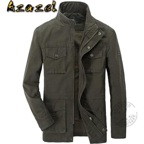 Spring Men 's Jackets Brand Designer Army Green Jacket and Coat For Man Mens Overcoats Plus Size XXXXL Mens Military Coats C1587