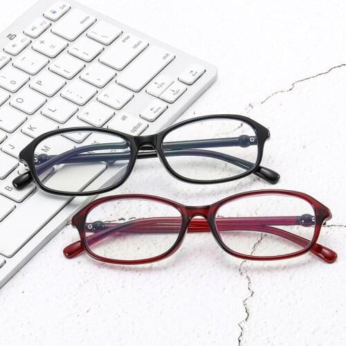 Vintage Anti Blu-ray Reading Glasses Women Men Eyewear Fashion Oval Frame Elderly Hyperopia Glasses HD Lens Reading Glasses