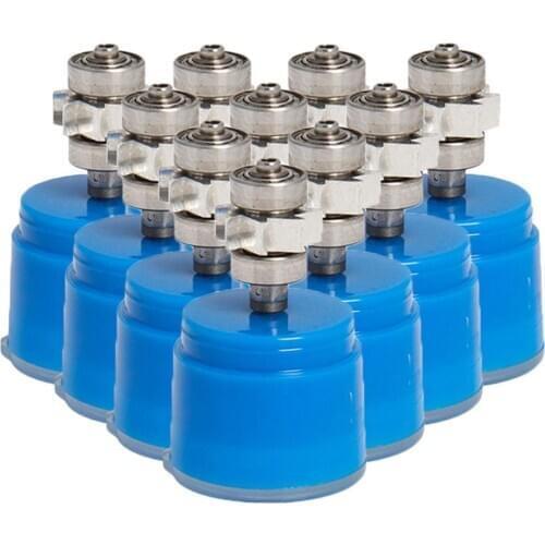 10pcs Rotor Cartridge for TOSI TX-164 Dental LED High Speed Handpiece Standard Head Push SU Dental Air Turbine Original