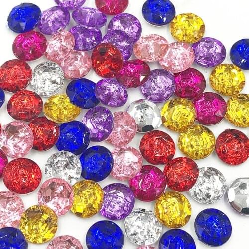 100pcs 11mm wholesale/retail new acrylic 2holes round buttons sewing accessories garment DIY crafts lots colors