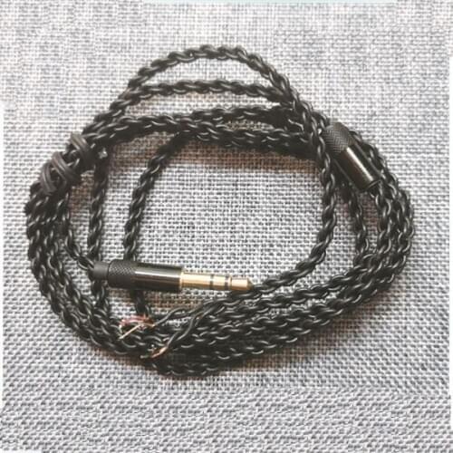 Diy earphone wire twist cable 4 share 7N copper wire 5pcs