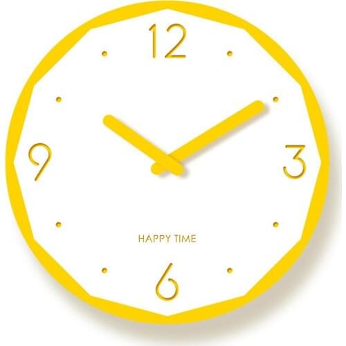 Creative Mute Modern Design Large Wall Clock Clocks for Home Kitchen Living Room Decor Battery Operated Silent