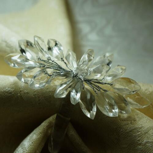 Crystal, flower,decoration napkin ring,acrylic napkin ring