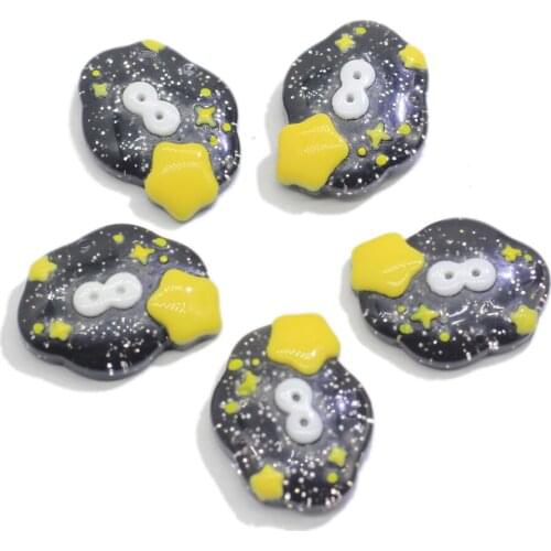 Cartoon Big Eyes Clouds Resin Crafts Decoration Kawaii Flatback Beads Cabochon Fit Phone Embellishments DIY Accessories