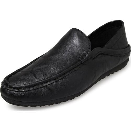 2021 Mens Shoes British Leisure Business Loafer Lazy Shoes Slip-on Versatile Mens Shoes Waterproof Anti Slip Comfortable