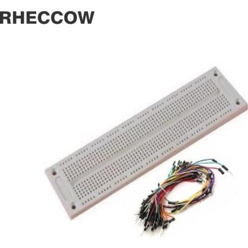 Wholesale 5pcs SYB-130 760 Point Tie-Point Solderless PCB Breadboard And Jumper Wires(about 60pcs wire)