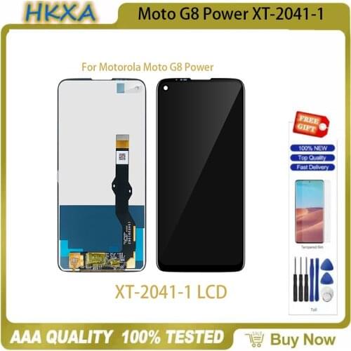 6.4" Origina For Motorola Moto G8 Power XT-2041-1 LCD Display Touch Screen Digiziter Assembly Replacement Parts