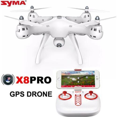 SYMA X8Pro GPS RC Quadcopters Helicopters WiFi FPV 720P Camera Altitude Hold One Key Return Remote Control Drone Dron Toys RTF