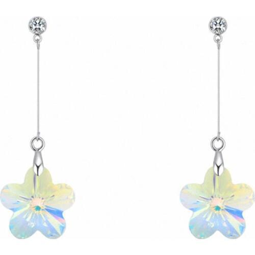 TRACYSWING Element Brand Real Austrian Crystals Fashion Heart trendy Dangle Earrings For Women Gift Th-131498