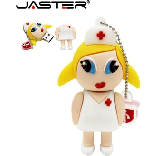 JASTER doctor Nurse Pendrive 4GB 8GB 16GB 32GB 64GB USB 2.0 Memory Pen Drive Stick USB Flash Drives