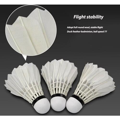 6pcs/lot Badminton Shuttlecocks Badminton Duck Sport Accessories Equipment Badminton Net Ball Amateur Ball Men