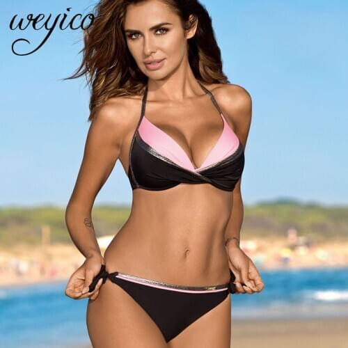 WEYICO Swimwear With Rhinestones