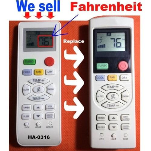 YINGRAY Replacement Remote for Haier Air Conditioner Remote Control yr-hd04 yr-hd05 yr-hd06 Yl-hd06 yr-hd01 yr-hd02 yr-hd03