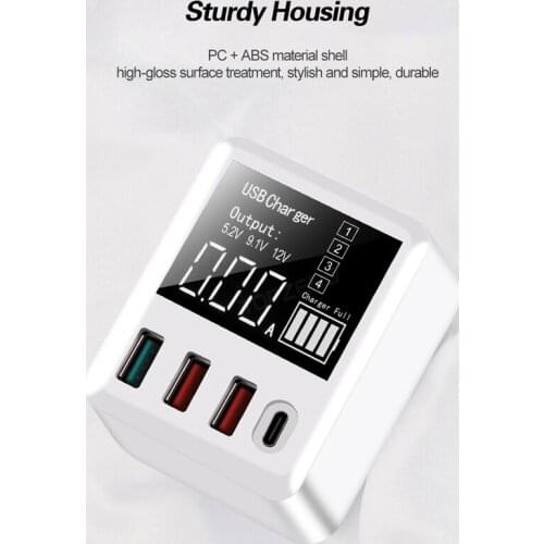 Phone Charger 40W Quick Charge QC3.0 USB Charger Travel Adapter Universal Phones