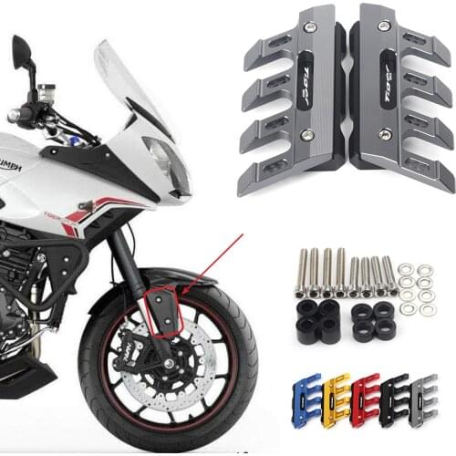 Motorcycle Front Fender Side Protection Guard Mudguard Sliders For Triumph Tiger 1050 sport Accessories universal