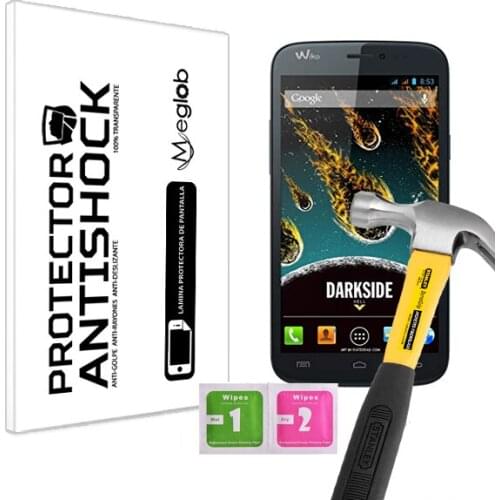 Protector de Pantalla Anti-Shock Anti-Golpe Anti-arañazos Compatible con Wiko Darkside