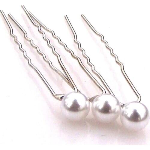 30Pcs lot Classical Pearl Fashion Hair Fork Gift Ornament Wedding Headwear Jewelry Accessories For Women New Free Shipping