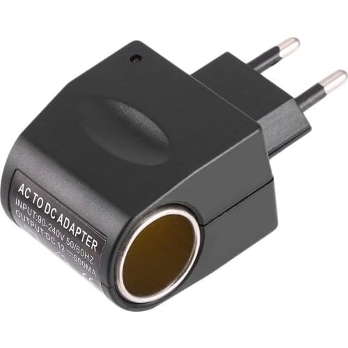 New EE4104 110V-220V AC to 12V DC EU Car Power Adapter Converter Household Car Cigarette Lighter Socket Power hot selling