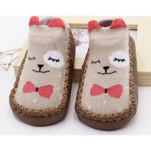 Unisex Baby Shoes First Shoes Baby Walkers Toddler First Walker Baby Girl Kids Soft Rubber Sole Baby Shoe Knit Booties Anti-slip