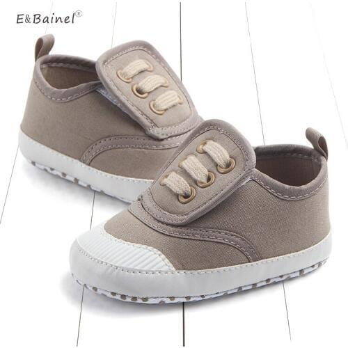 Kids Baby Boy Shoes Soft Sole Cotton Canvas Crib Shoes Baby Sports Sneaker