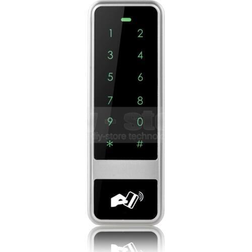 DIYSECUR 8000 User Keypad Password 125KHz RFID Proximity Reader Access Controller for House / Office / Home Improvement Silver