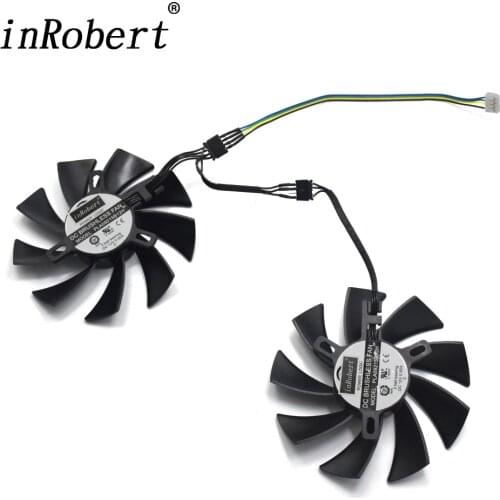 DIY 86MM PLA09215B12H 4Pin Cooler Fan Replace For MSI XFX RX 470 570 GIGABYTE GTX 1060 1050Ti 1070Ti ATi R9 280 380X Video Card