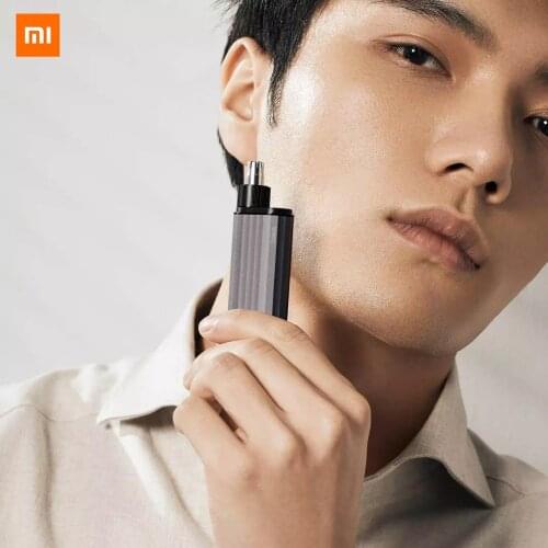 Xiaomi Mijia Youpin Smate Lighter Style Nose Hair Trimmer Pro Metal Matte Black Small and portable whole body washable