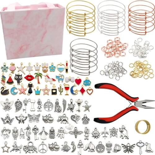 300pcs DIY Jewelry Accessories Kit Set Open Jump Rings/Lobster Clasp/Earring Hooks For DIY Jewelry Making Supplies