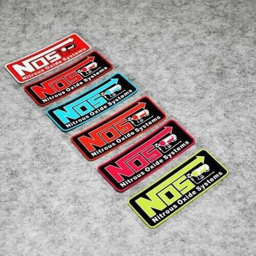 NO.S240 NOS Nitrogen Accelerate Individual Reflective Stickers for Cars Whole Body Glue Sticker Car Sticker Accessories