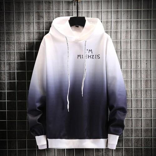 2021 Mens Auutmn Casual Tie Dye Hooded Hoodies Couple Pullover Hip Hop Streetwear Sweatshirts Top Clothing M-3XL Spring Hoodie