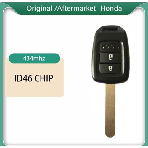 CN003111 Honda Key Original 2 Buttons Remote Fob Frequency 434mhz ID46 Chip In stock