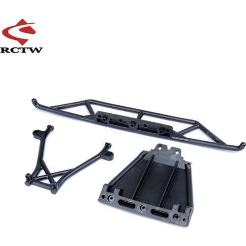 Plastic Front and Rear Bumper Kit for 1/5 Losi 5ive T ROFUN ROVAN LT KMX2 Truck Spare Toys Parts