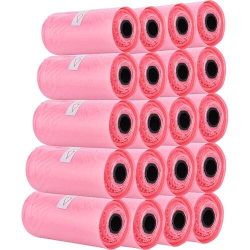 20 Roll Portable Baby Diaper Waste Bag for Baby Diaper Waste Bag Baby Strollers Organizer Baby Strollers Disposable Garbage Bags