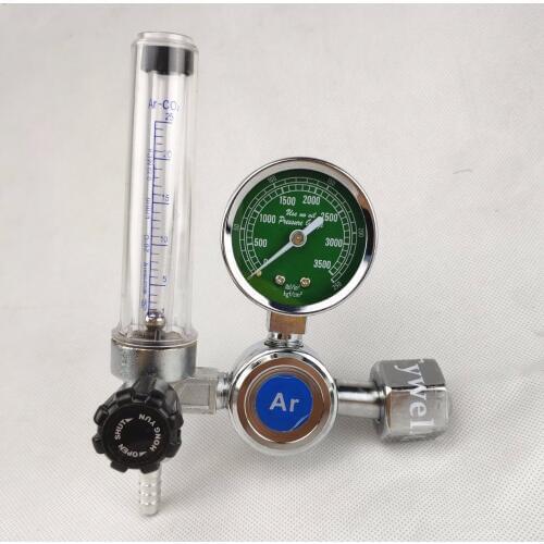 Gas Regulator Flowmeter for MIG/MAG TIG Welding 0-25 Mpa Argon CO2 Helium Nitrogen Gas Meter Guage
