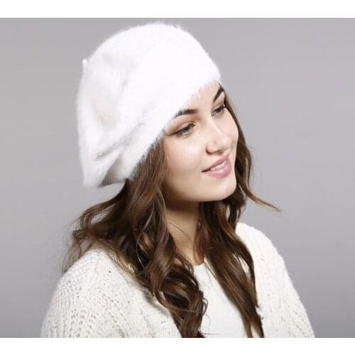 Hat Women Lady Winter Imitation Rabbit Hair Hat New Winter Wool Hat Thickened Warm Knit Hat Hats For Women Hats Cap For Women